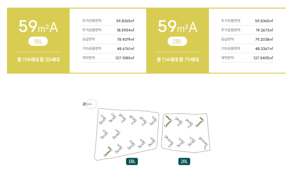 청주 센텀 푸르지오 자이_세대안내1